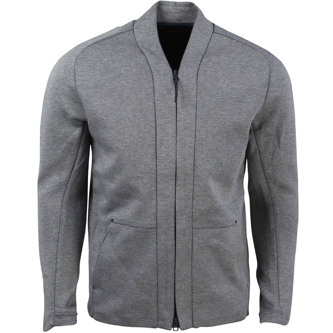 $130.00 744481-091 Nike Men Tech Fleece Cardigan (gray / carbon ...