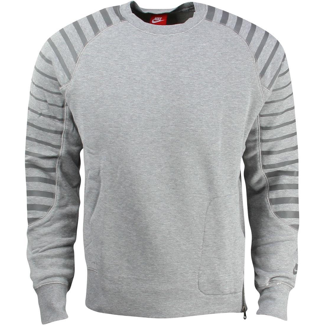 $89.99 630948-063 Nike Men RU Track And Field Crew Sweater gray dark ...